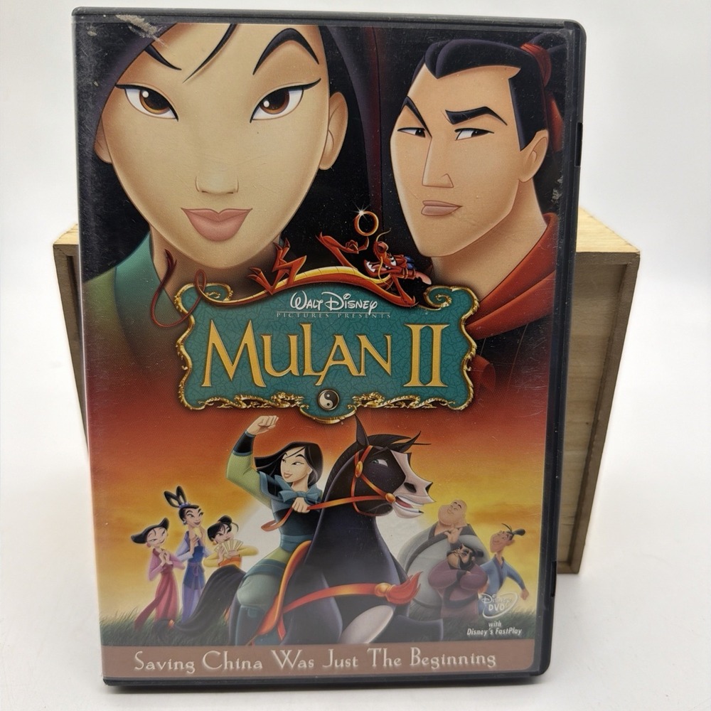 Disney Mulan II DVD 2004 Animated Movie Sequel Widescreen 786936231403